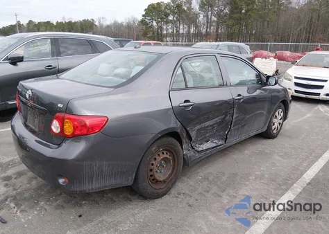 2009 Toyota Corolla Le from USA, damaged, VIN JTDBL40E99J007555